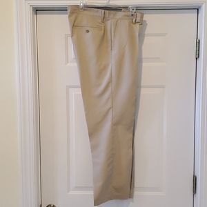 Mens IZOD, Golf pants,  4 pocket, light tan